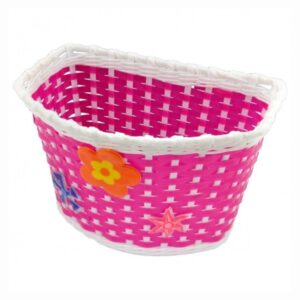 Kosz przedni dziecięcy różowy