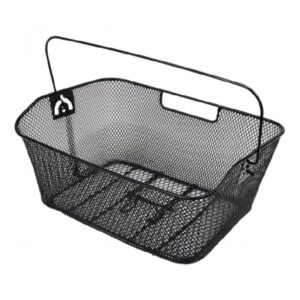 Kosz tylny metalowy czarny