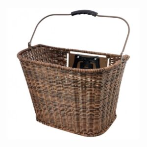 Koszyk przód PVC brązowy